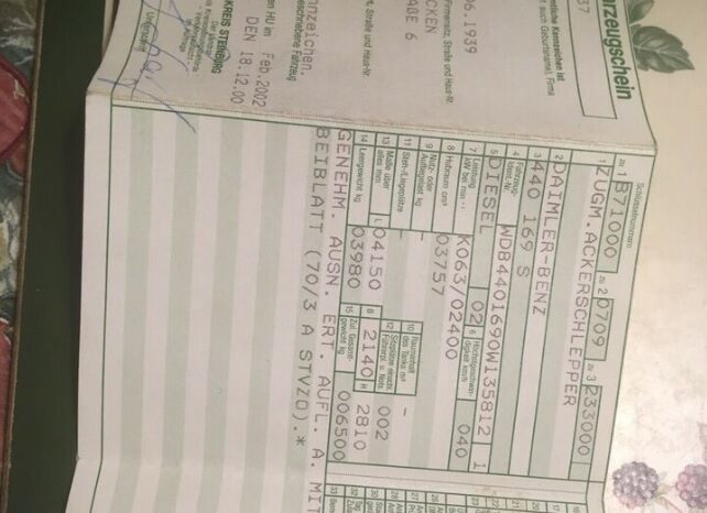 
MB-Trac 900 Turbo full									